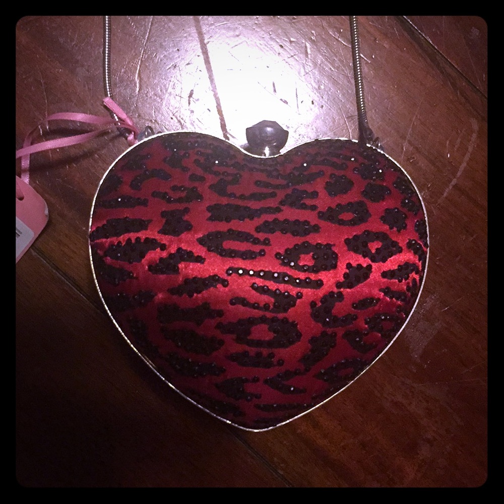 Lipsy Heart Clutch